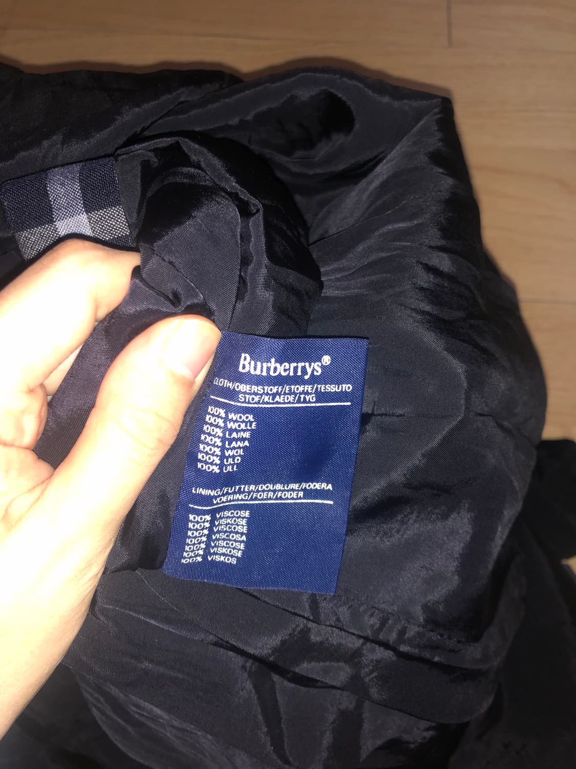 버버리 burberrys 잉글랜드 체크 스커트 상품이미지3