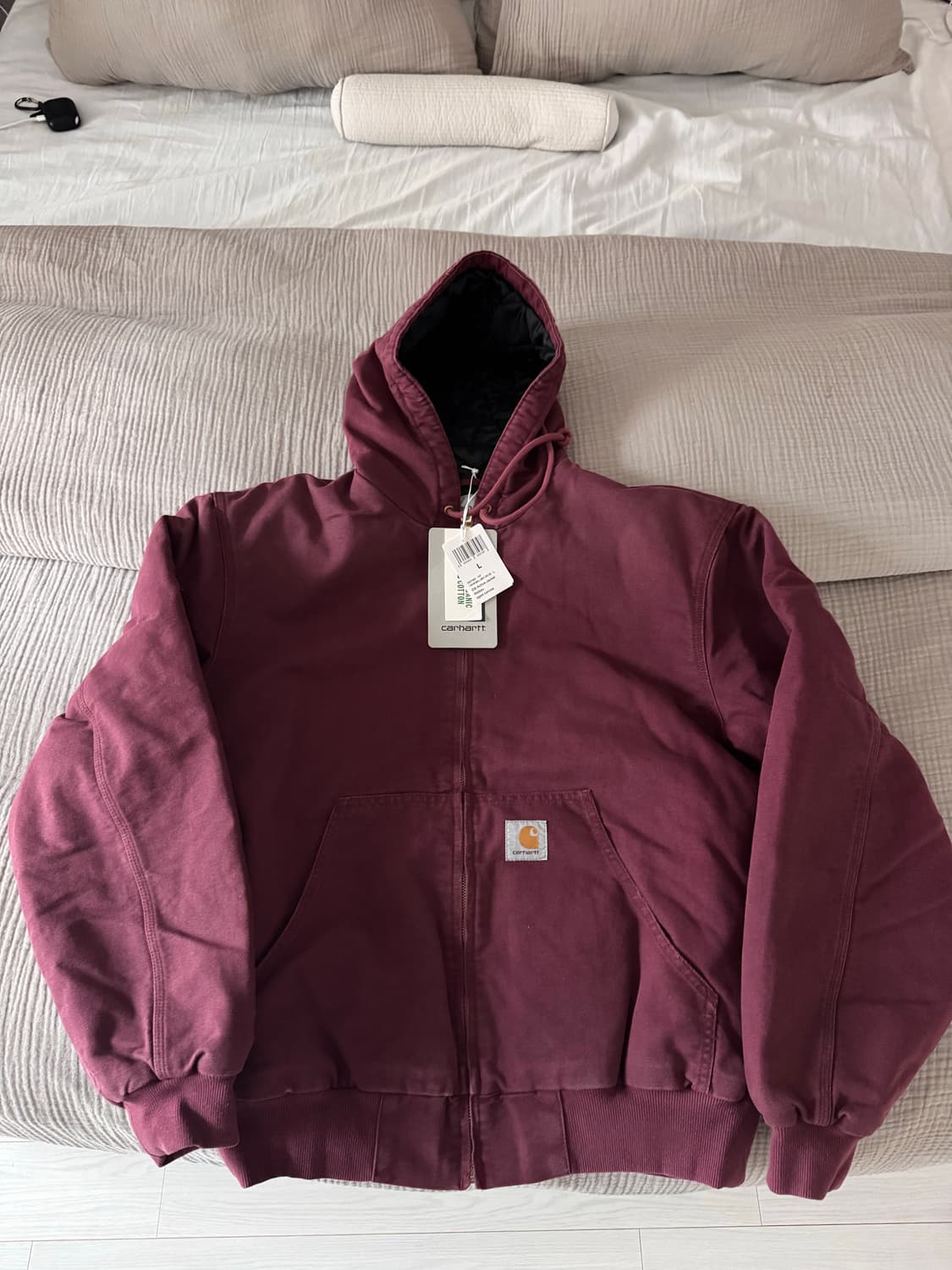 칼하트 wip 액티브자켓 og 말벡 L 상품이미지1