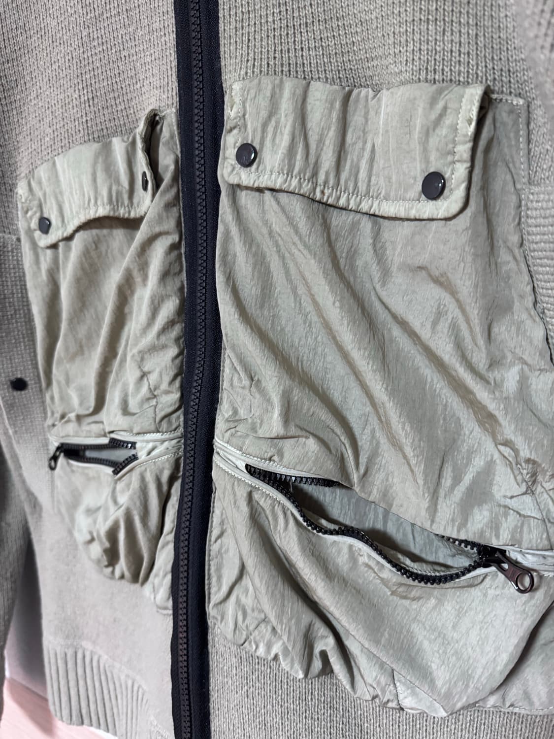 CP 컴퍼니 CP COMPANY 투웨이 집업 니트 상품이미지3