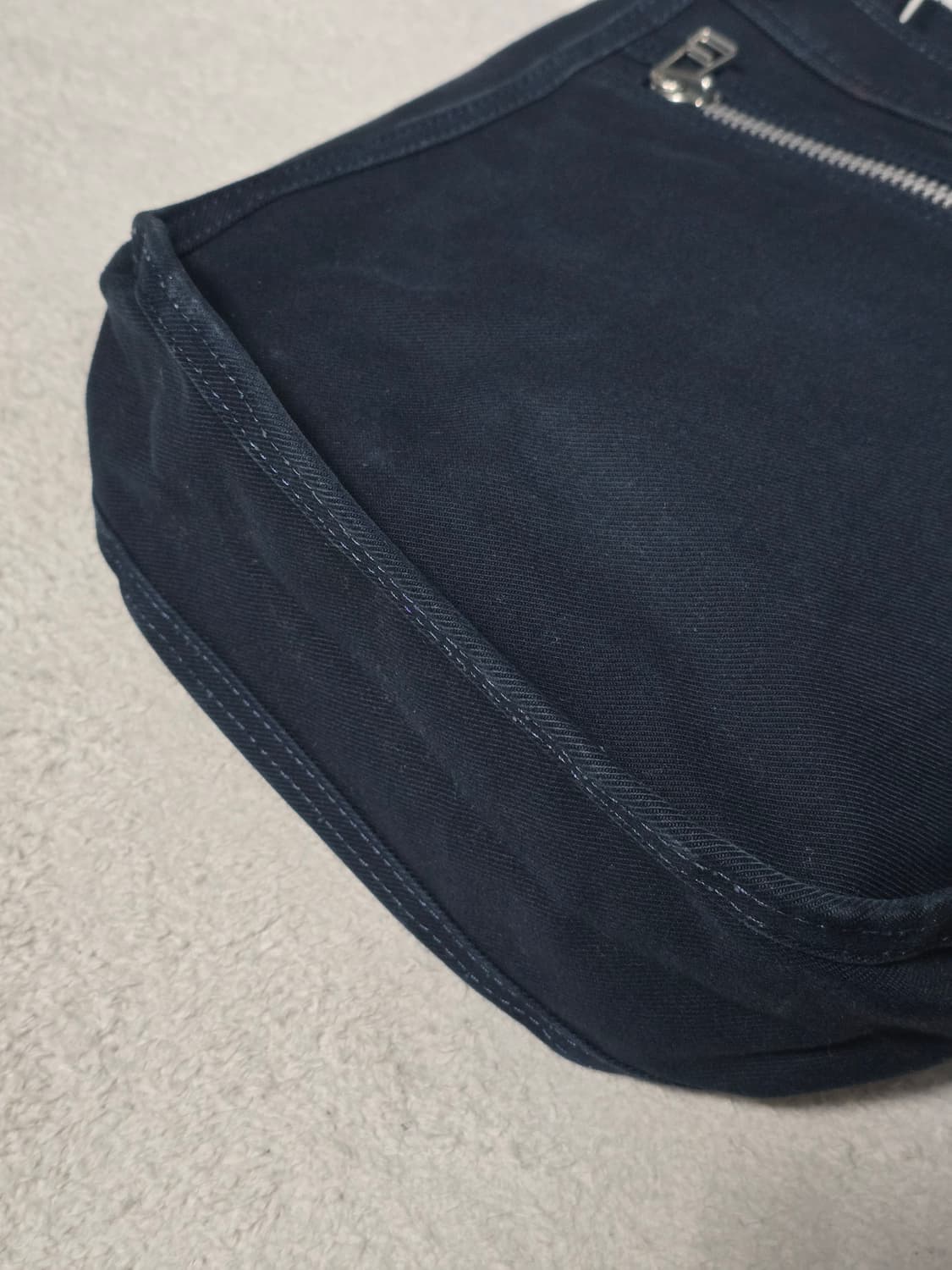 요시다포터 YOSHIDA 코튼 네이비 크로스백 상품이미지4