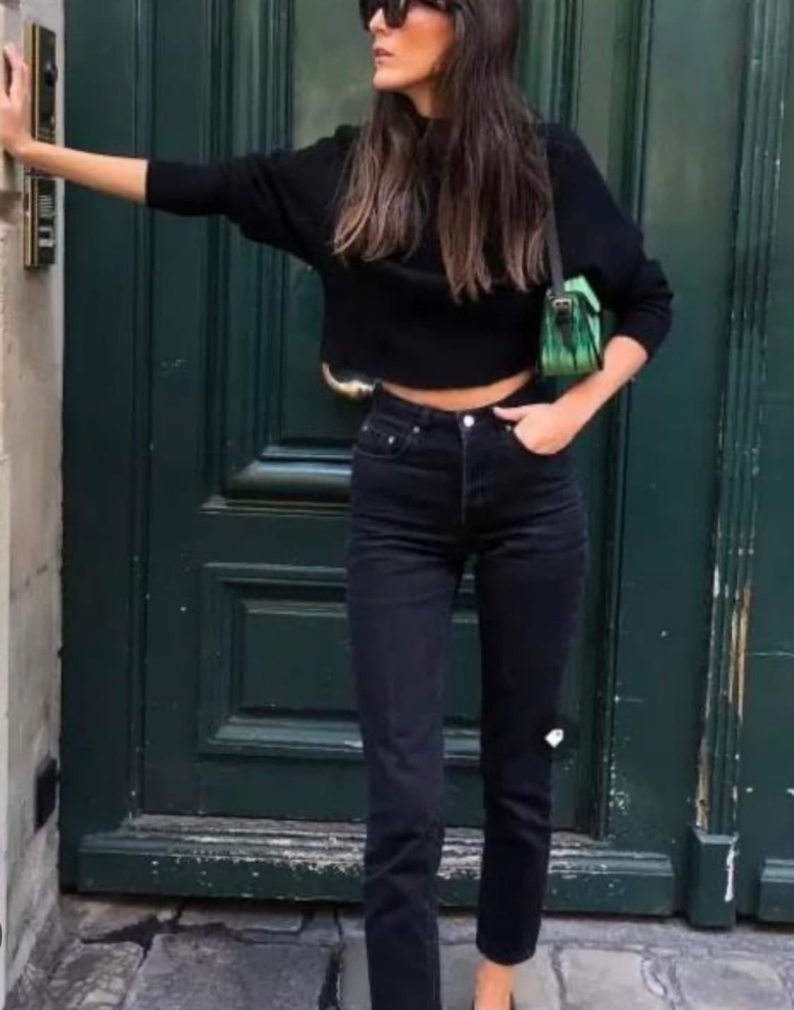 25 텍달린 새상품 리던 re/done 스토브파이프 블랙 데님 진 청바지 상품이미지10