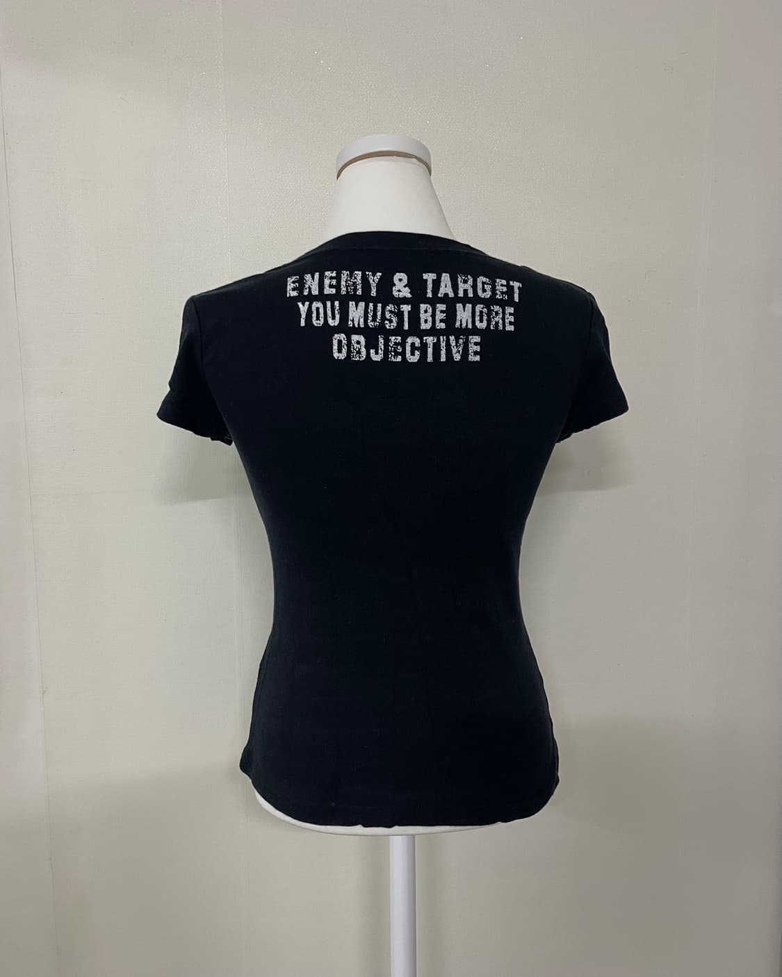 black printing t-shirt 상품이미지3