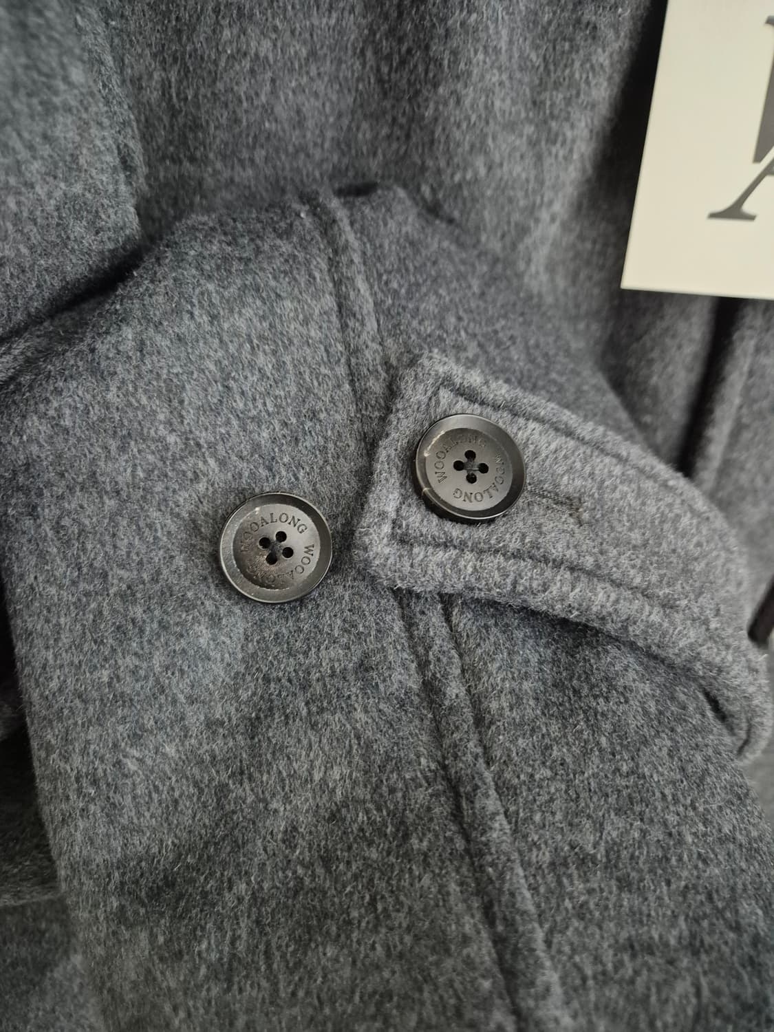 WOOALONG.우알롱.후드롱코트 상품이미지6