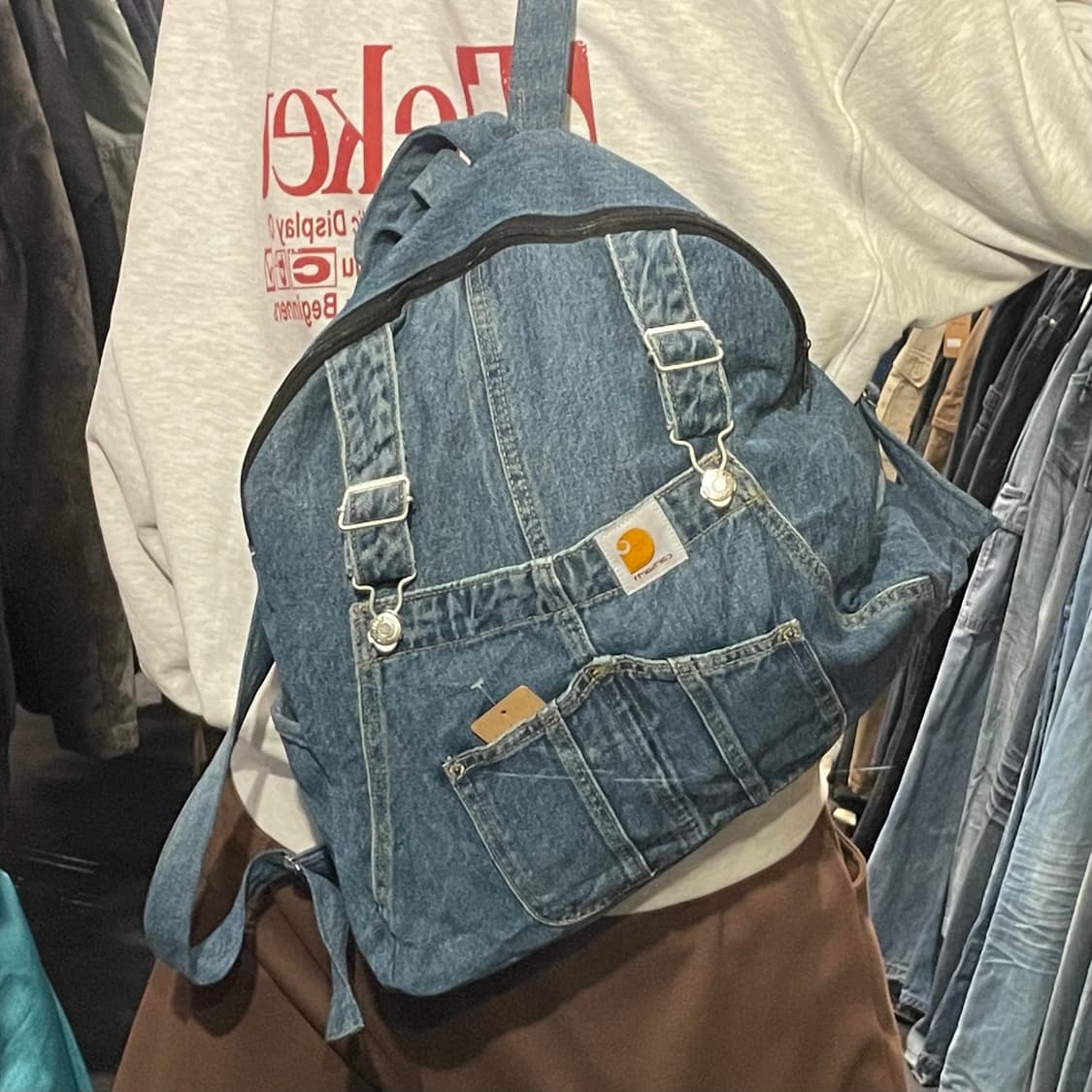 [IM] carhartt 칼하트 리메이크 데님 백팩 상품이미지4