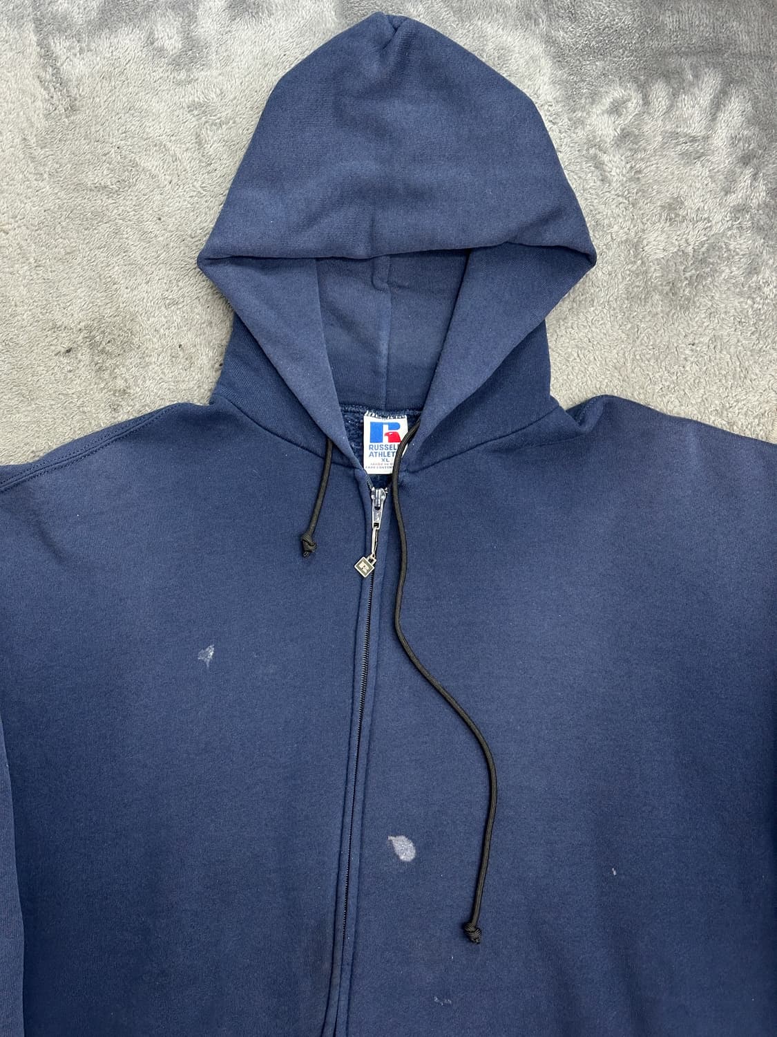 90s 러셀 네이비 후드집업 XL 상품이미지3