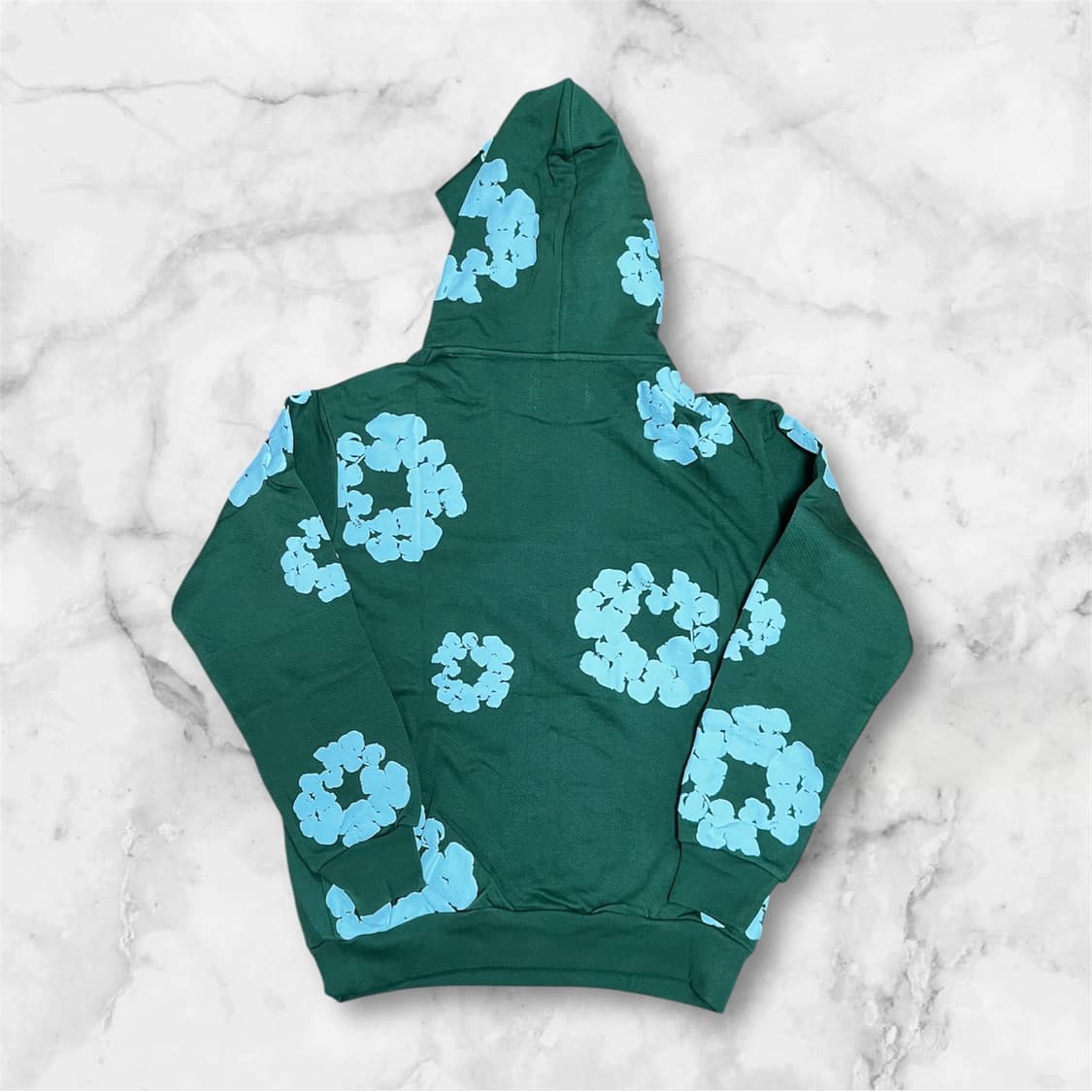 데님티어스 그린 후드티 판매 상품이미지7