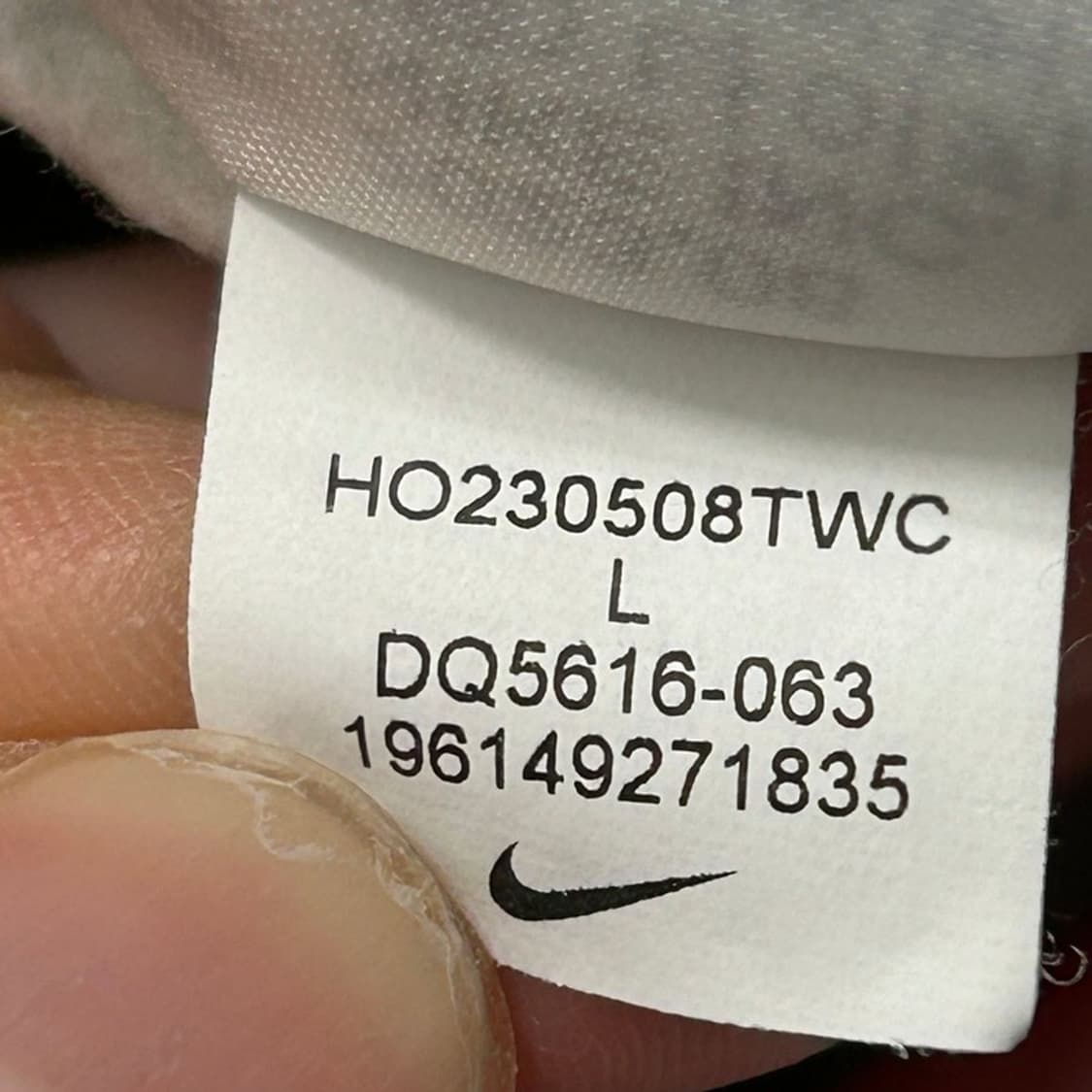 나이키 하이웨이스트 와이 드레그 스우시 팬츠 그레이 L 상품이미지6