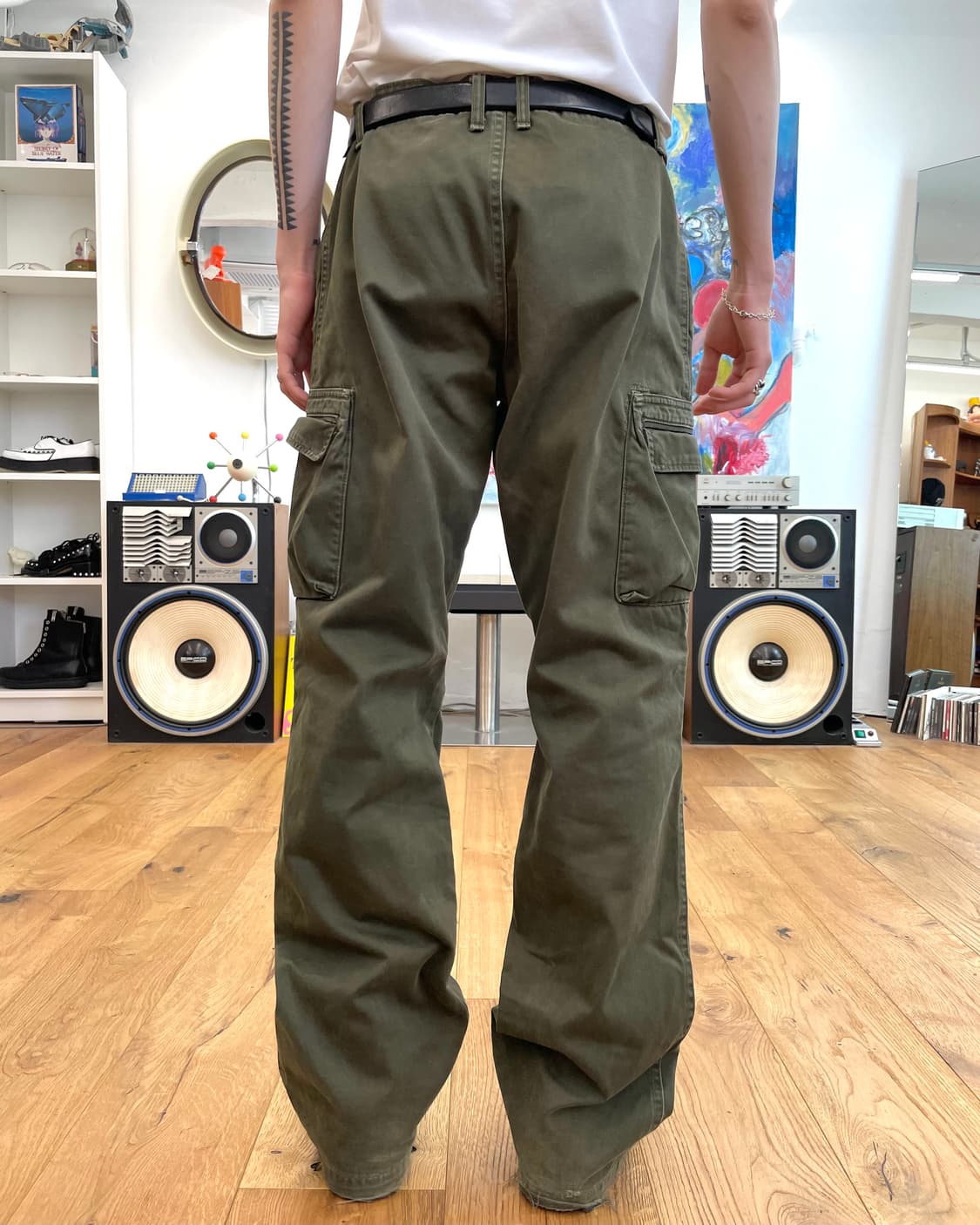 [M] wjk 플레어 카고 팬츠 상품이미지2