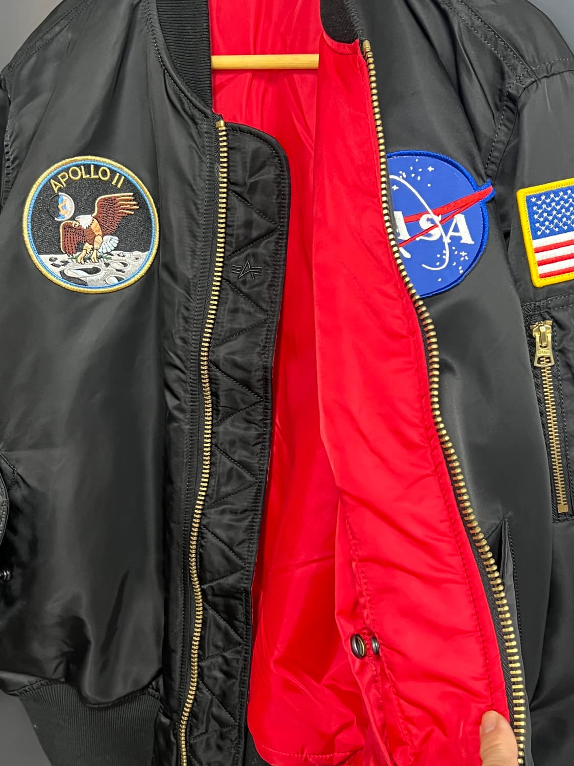 알파 인더스트리 NASA 나사 ma-1 리버시블 항공점퍼 상품이미지8