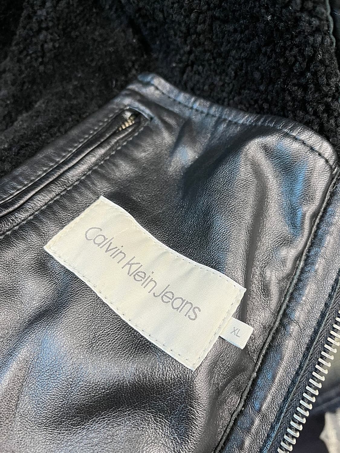 105) 켈빈클라인 양가죽 무스탕  상품이미지6