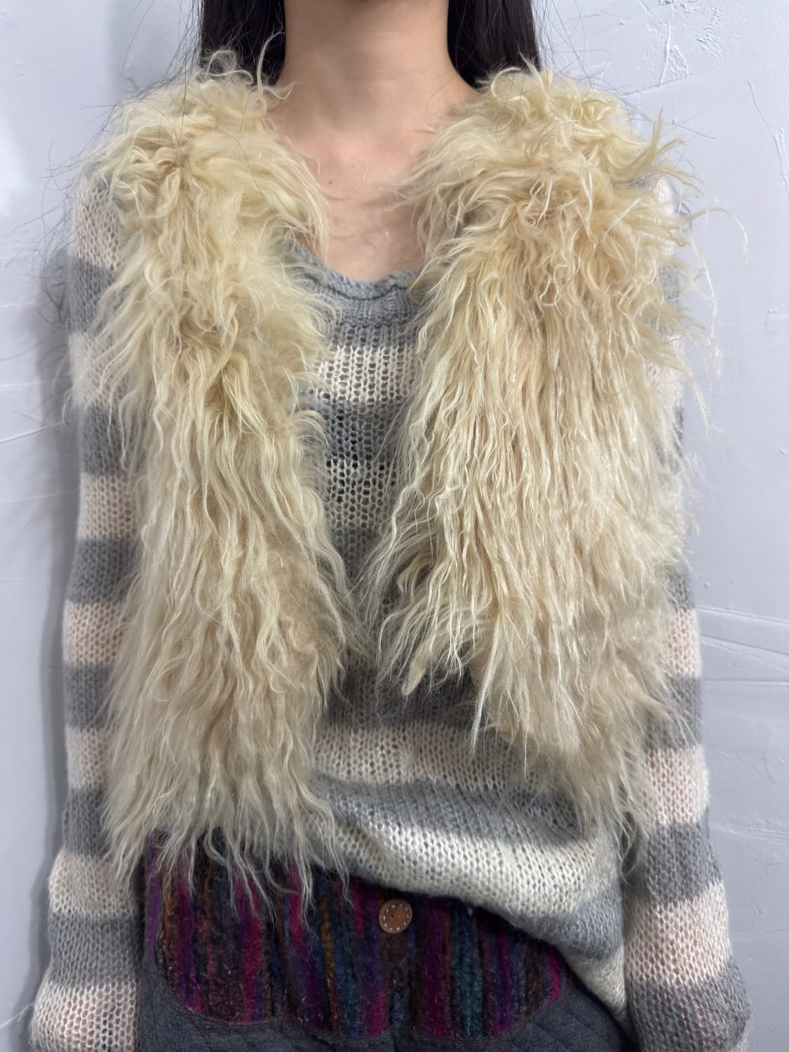 mue sheep fur vest 상품이미지5