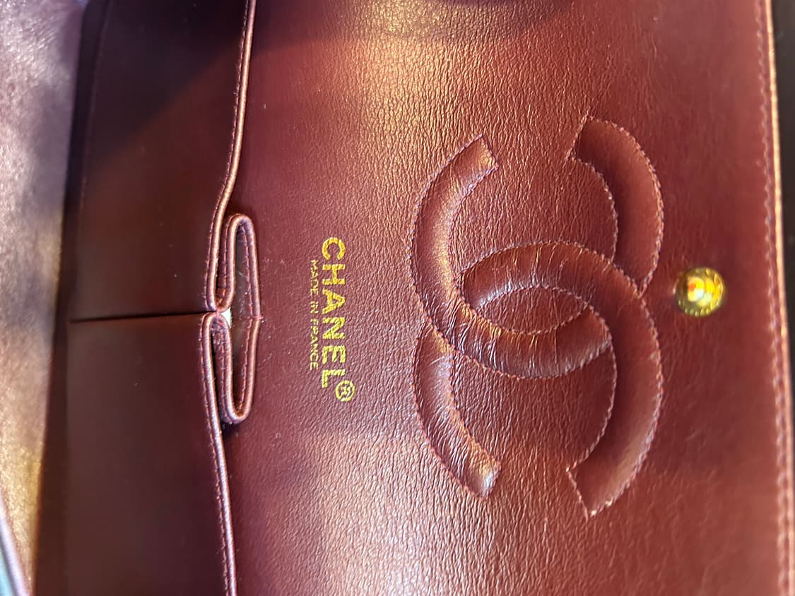 정품 샤넬 빈티지 램스킨 클래식 백 팝니다 상품이미지9