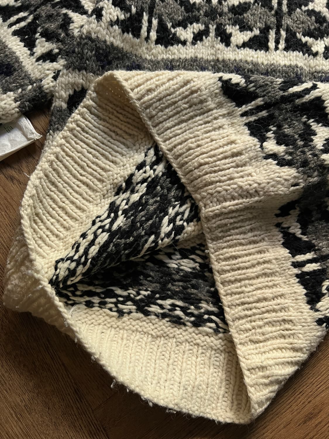 [L]90's Earth Traders 어스 트레이더 에콰도르 니트 상품이미지5