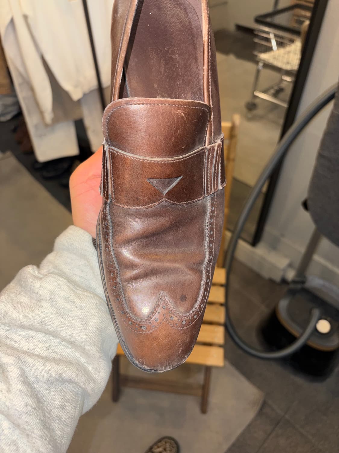 Salvatore Ferragamo Wingtip penny loafer 상품이미지6