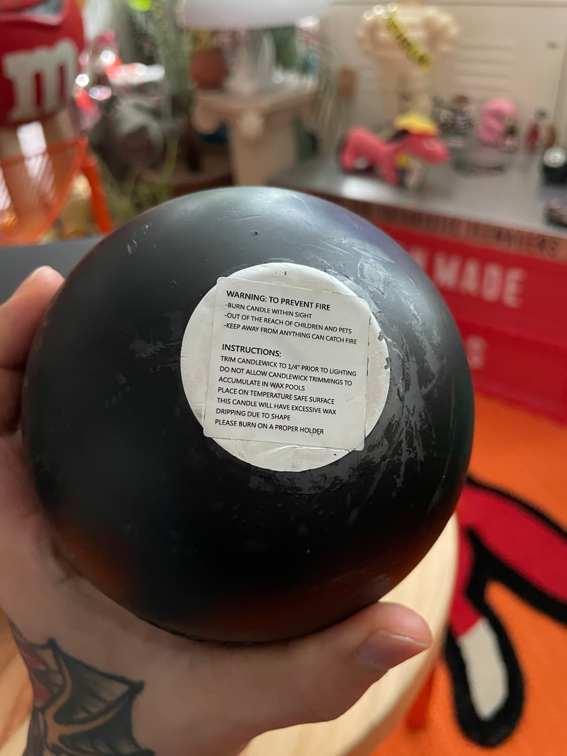 정품 스투시 8볼 캔들 상품이미지4