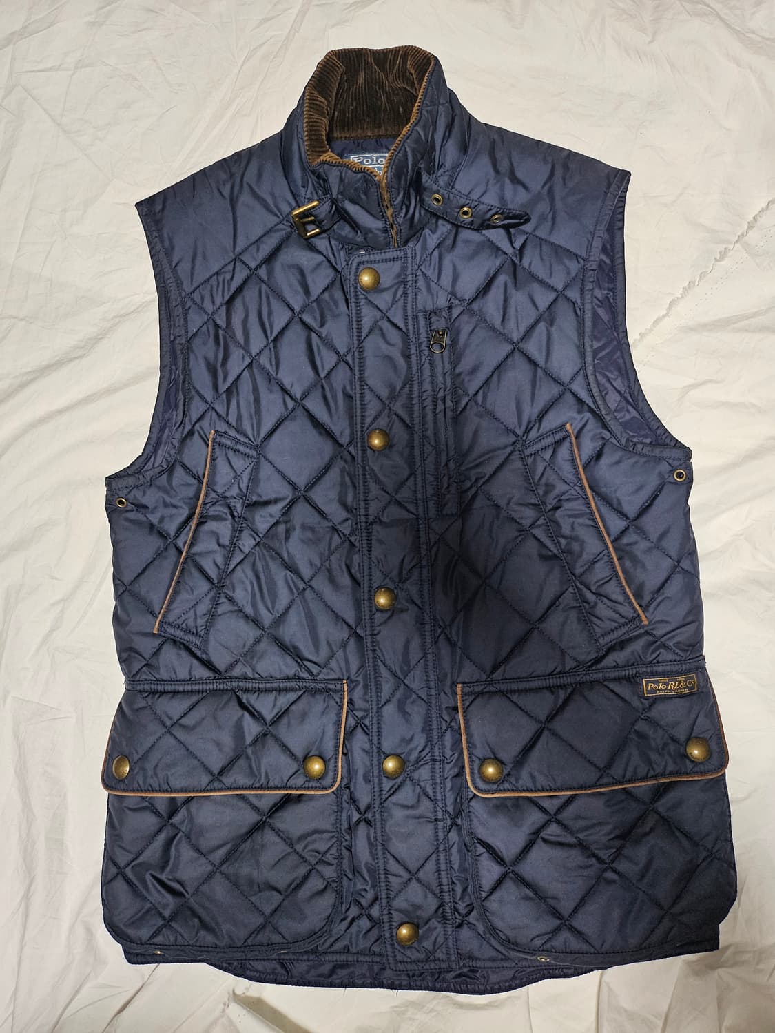 폴로랄프로렌 네이비 퀼팅 베스트 조끼 S 상품이미지1