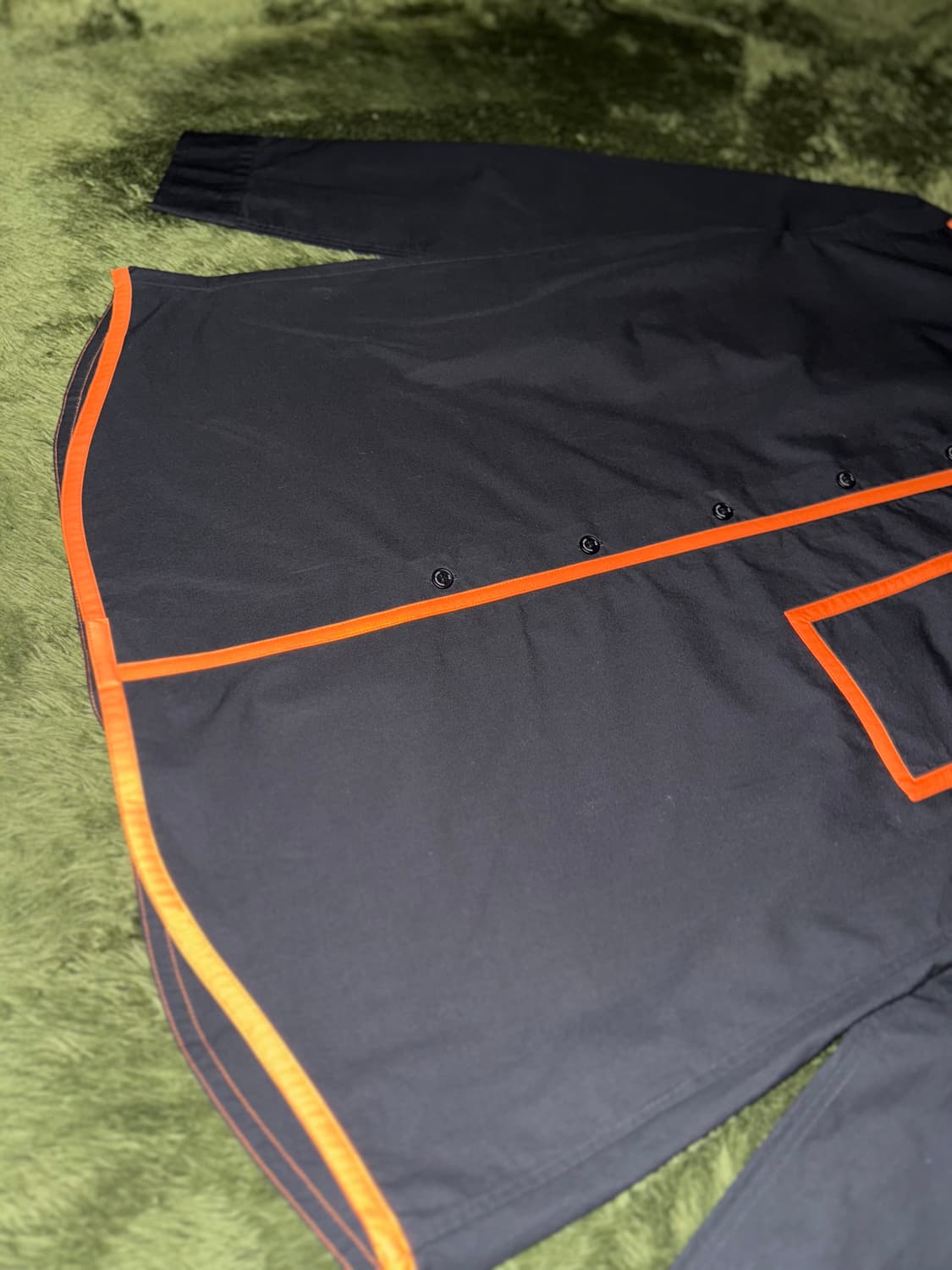 [S] Y-3 요지 야마모토 15SS 오렌지 라인 코튼 셔츠 상품이미지5