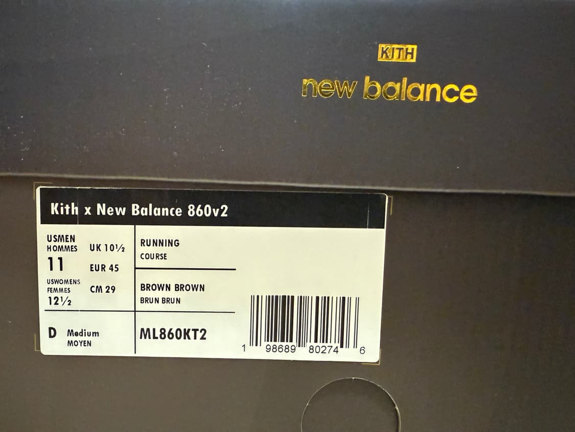 (290) kith 뉴발란스 860v2 에스프레소 상품이미지6