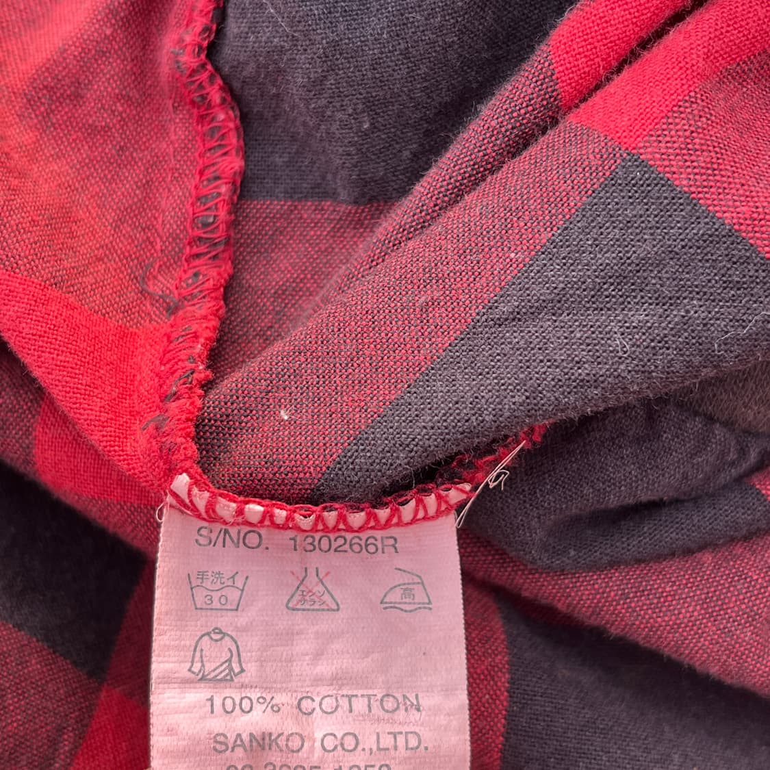 말론드 랜치웨어  빈티지 체크집업(실측확인) 상품이미지6