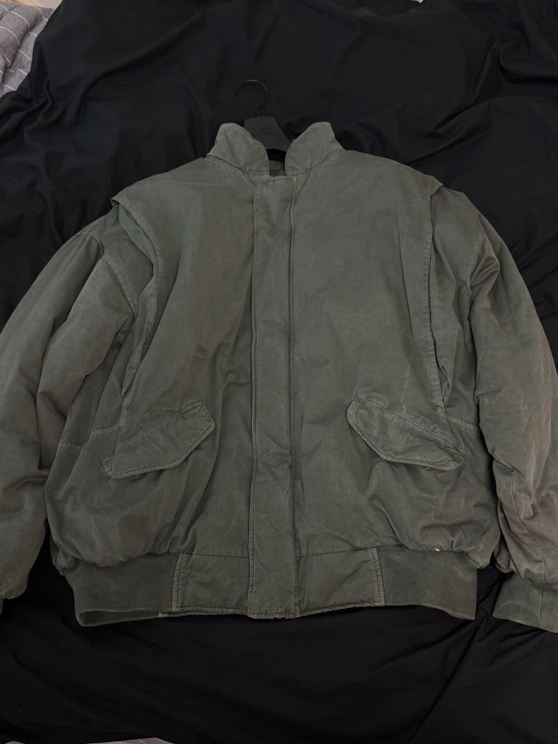 카브엠트 오버다이 리버시블 집 봄버 자켓 XL 상품이미지5