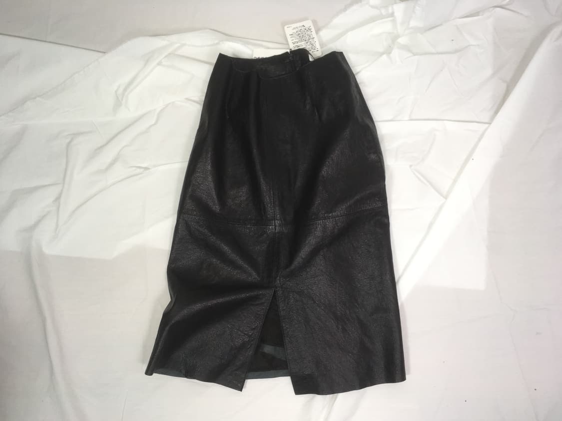 *deadstock lambskin leather skirt* 상품이미지1