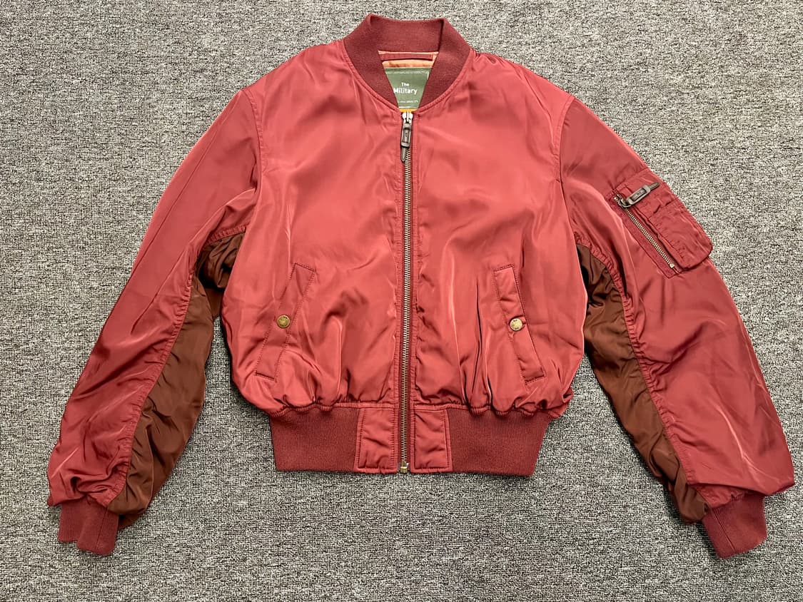 [FREE]  SLY 버건디 MA-1 항공점퍼  상품이미지1