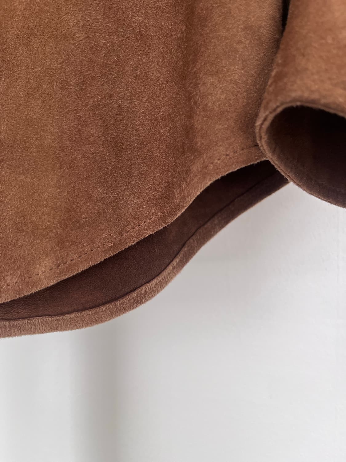 vintage brown oversize suede shirt 상품이미지7