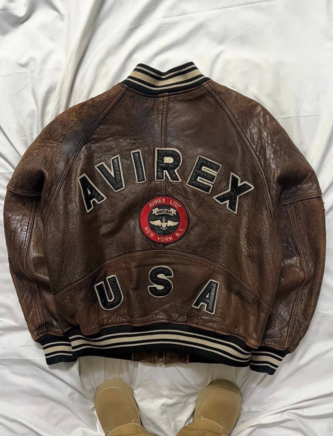 아비렉스 아이콘 가죽자켓 상품이미지1