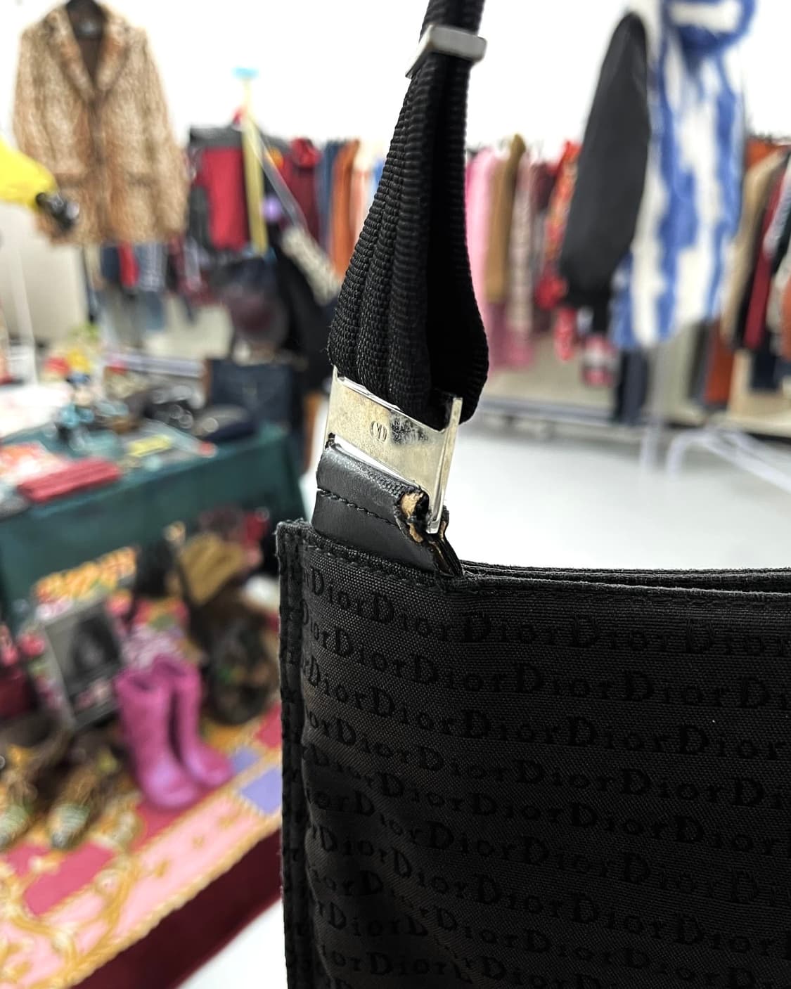 90s 디올 아카이브 스펠 아웃 크로스 바디 백 가방 상품이미지4