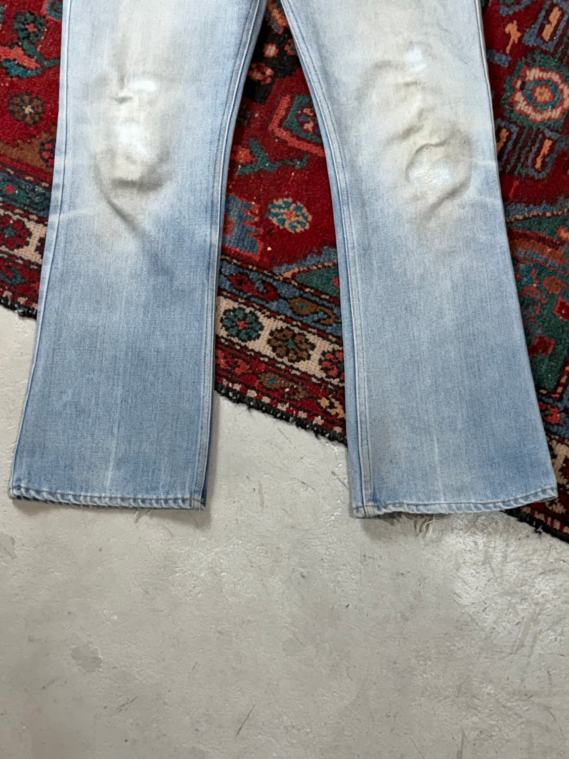 70's USA Made 빈티지 리바이스 646 벨바텀 부츠컷 오렌지탭 상품이미지7