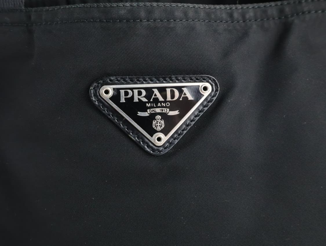 프라다 삼각로고 빅 숄더백 쇼퍼백 나일론 토트백 블랙 상품이미지7