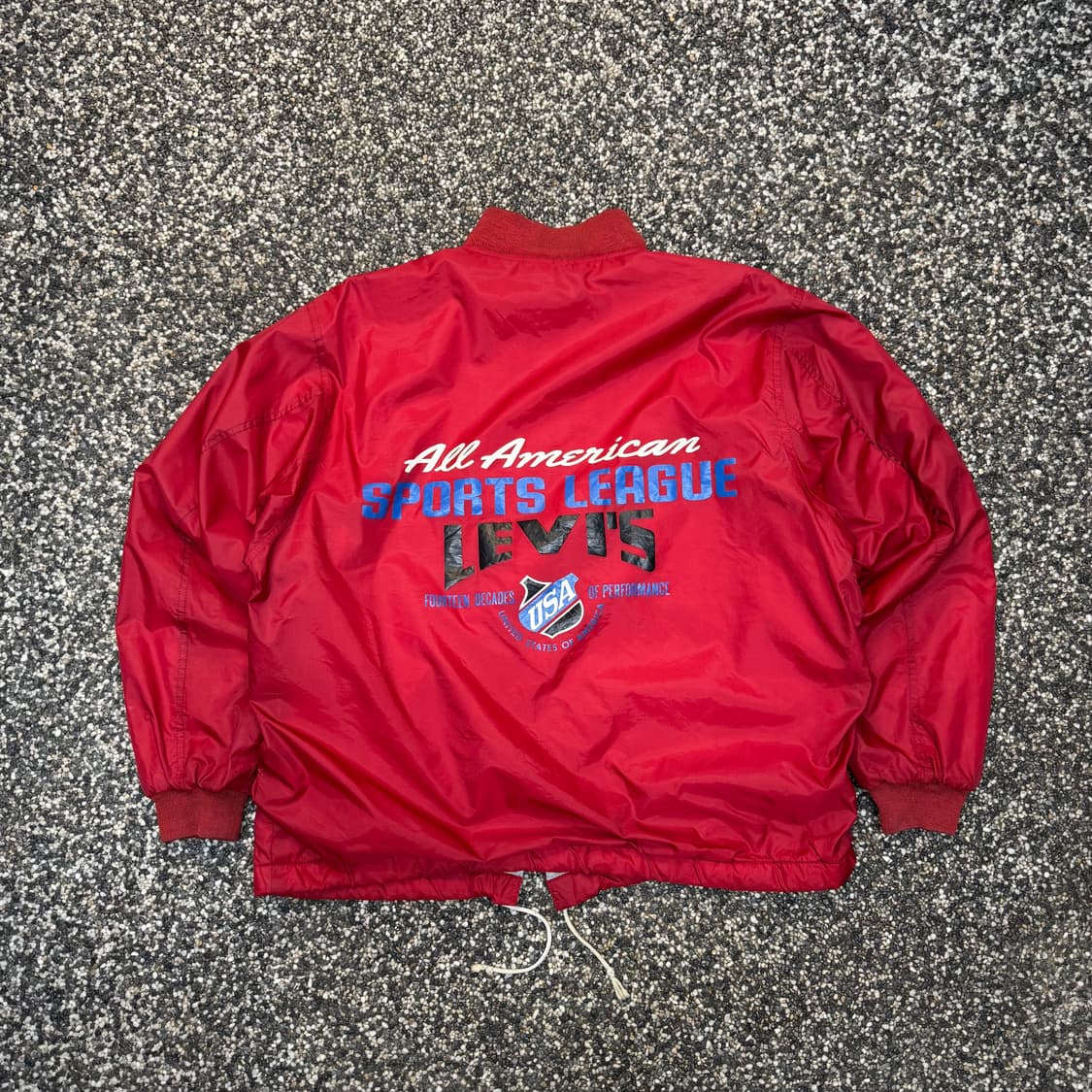 90s 리바이스 올 아메리칸 스포츠 리그 자켓 (XL)   상품이미지1