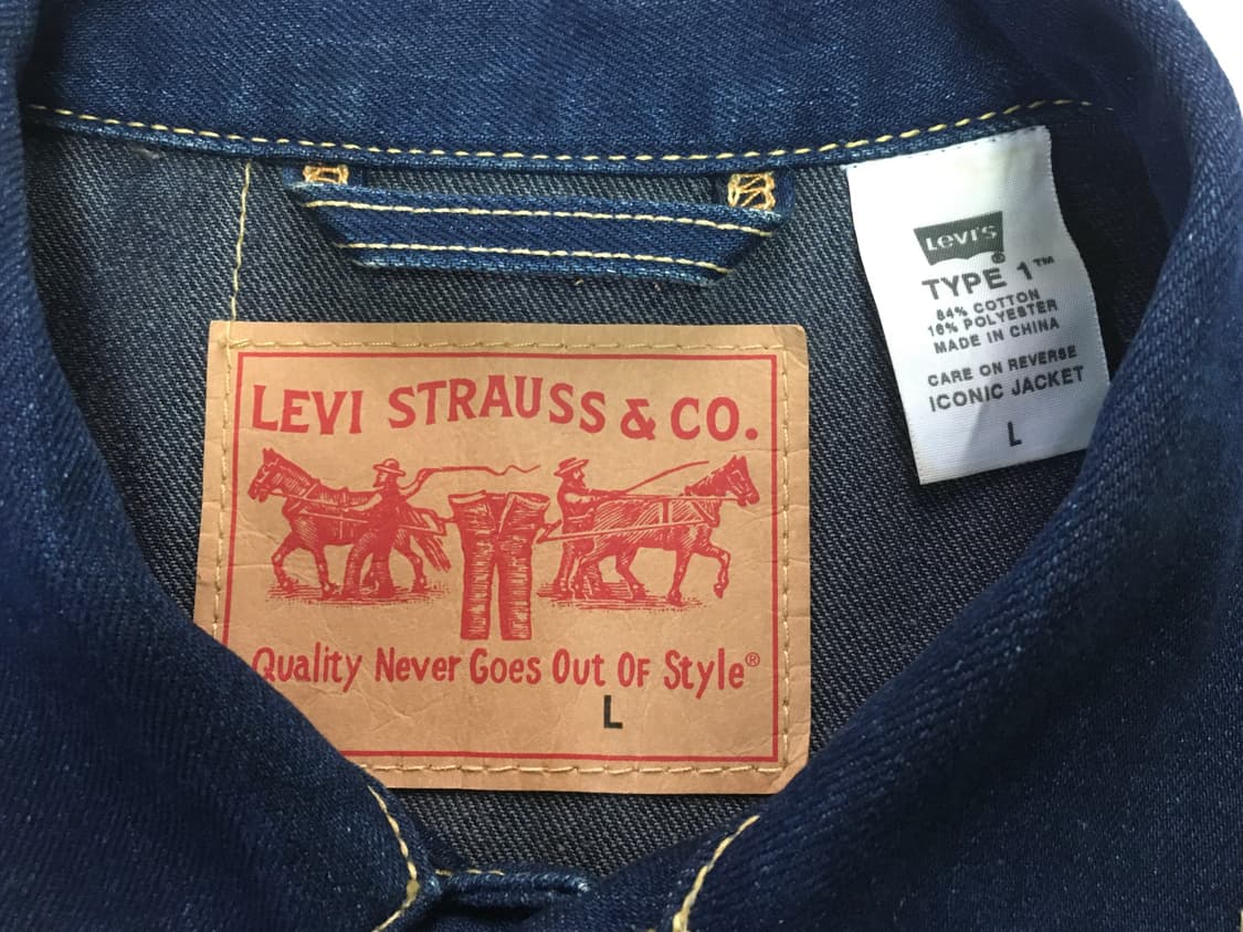 Levi's 타입1 데님 자켓 상품이미지3