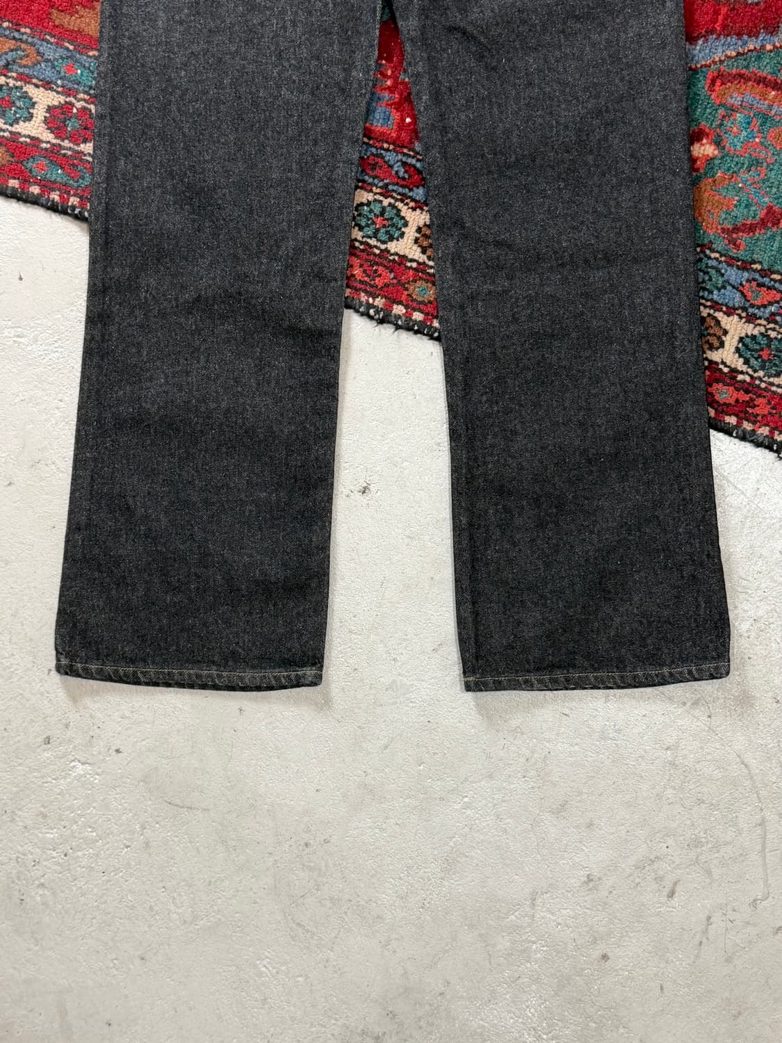 90's USA Made 빈티지 리바이스 517 블랙 부츠컷 상품이미지8