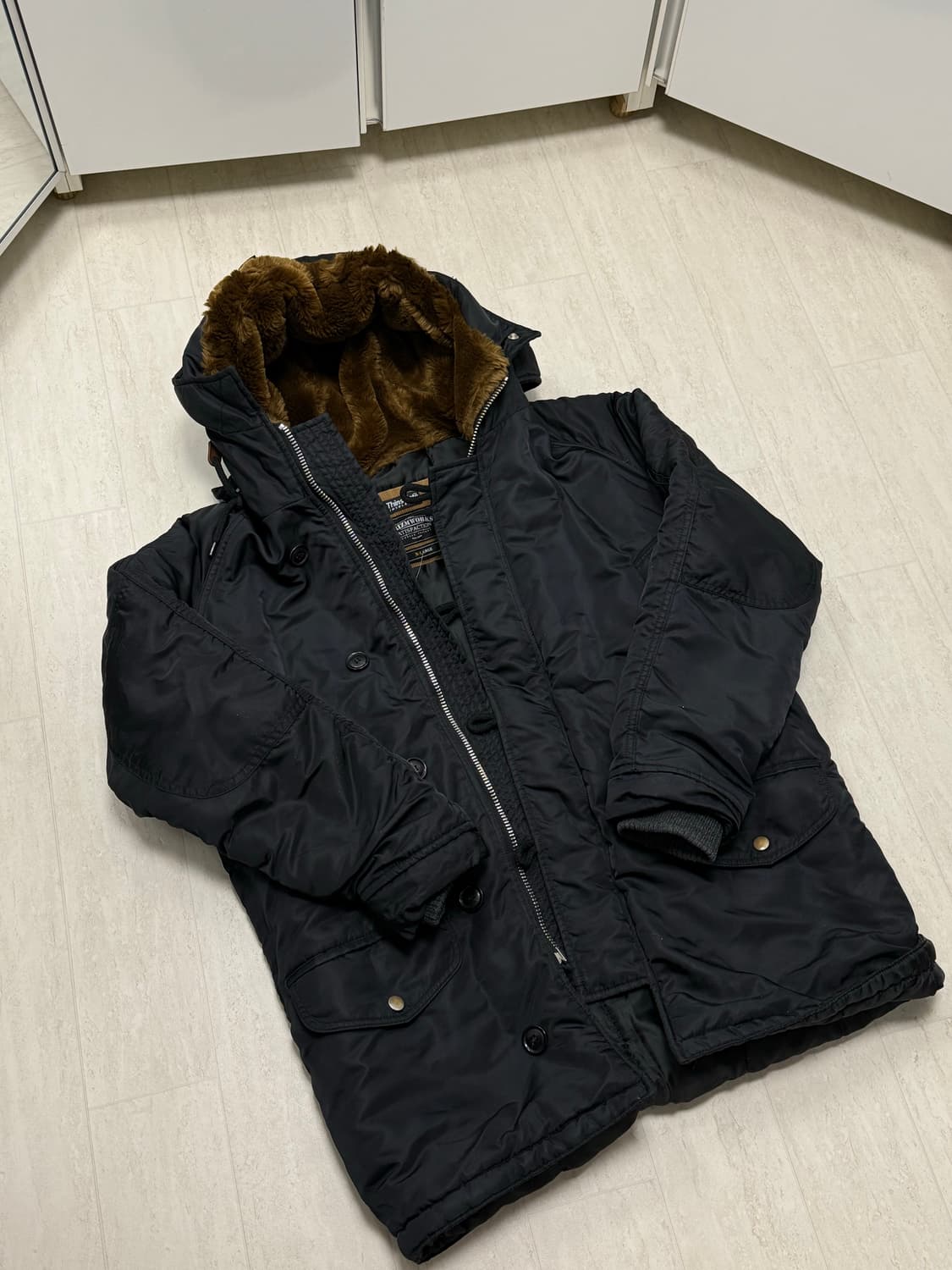 프리즘웍스 n3b 파카 블랙/XL 상품이미지1