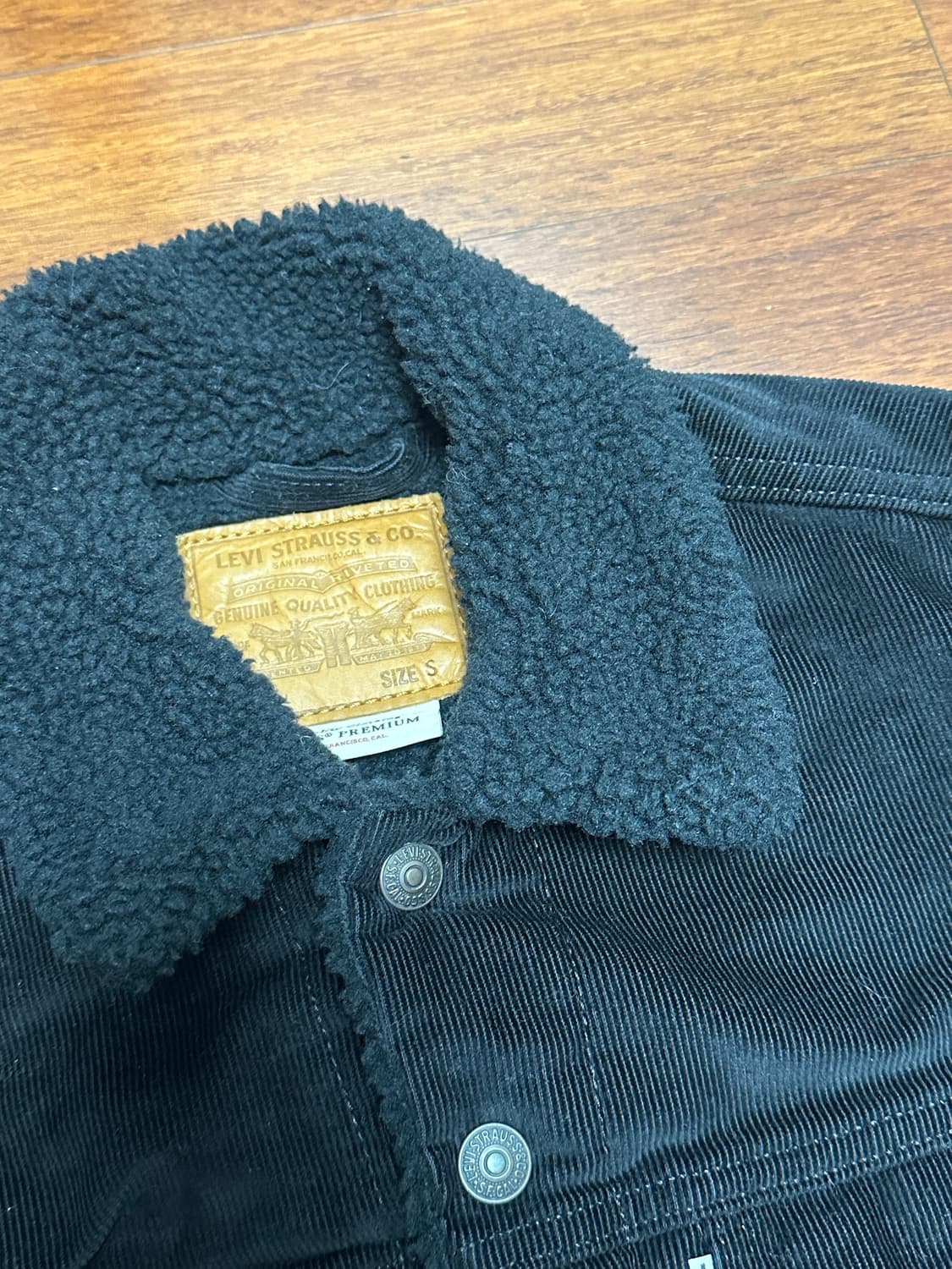 S) 리바이스 코듀로이 쉐르파 트러커 자켓 상품이미지2