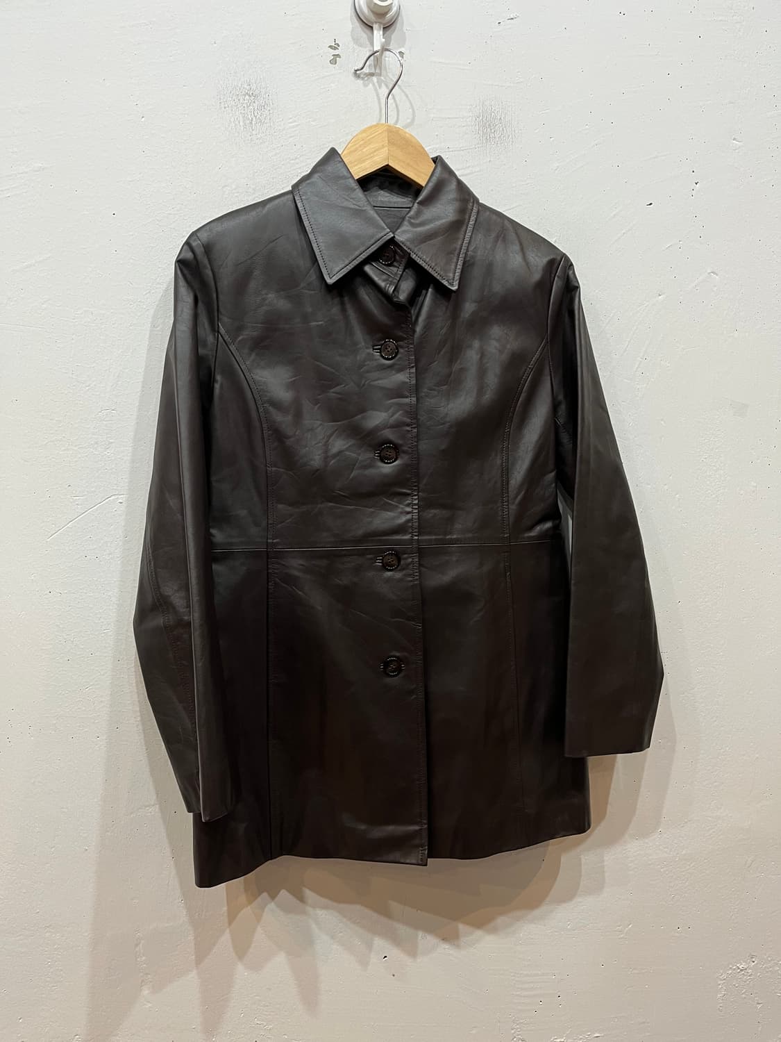 Made in JAPAN 소가죽 레더 자켓 우먼즈 상품이미지1