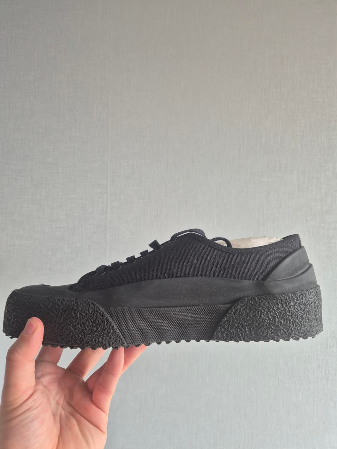 [새상품/42] 스튜디오니콜슨 샤프 캔버스 슈즈 다크이스트 네이비 상품이미지3