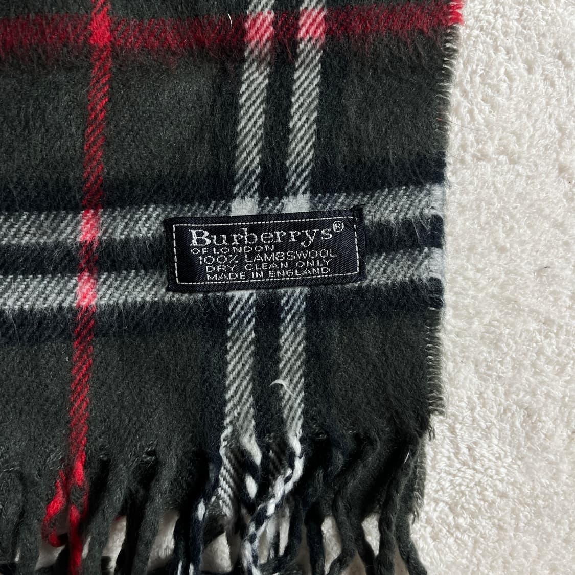 버버리 램스울 체크 머플러 상품이미지2