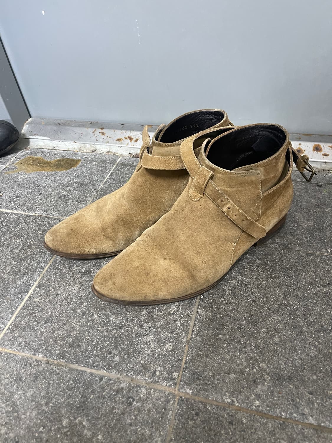 Saint Laurent Mid Cut Boots Camel 상품이미지1