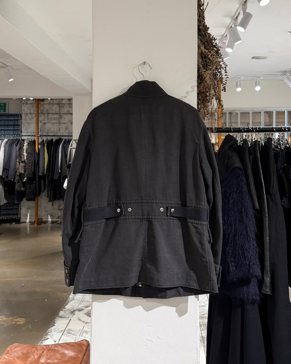 미우미우 블랙 코튼 사파리 자켓 상품이미지9