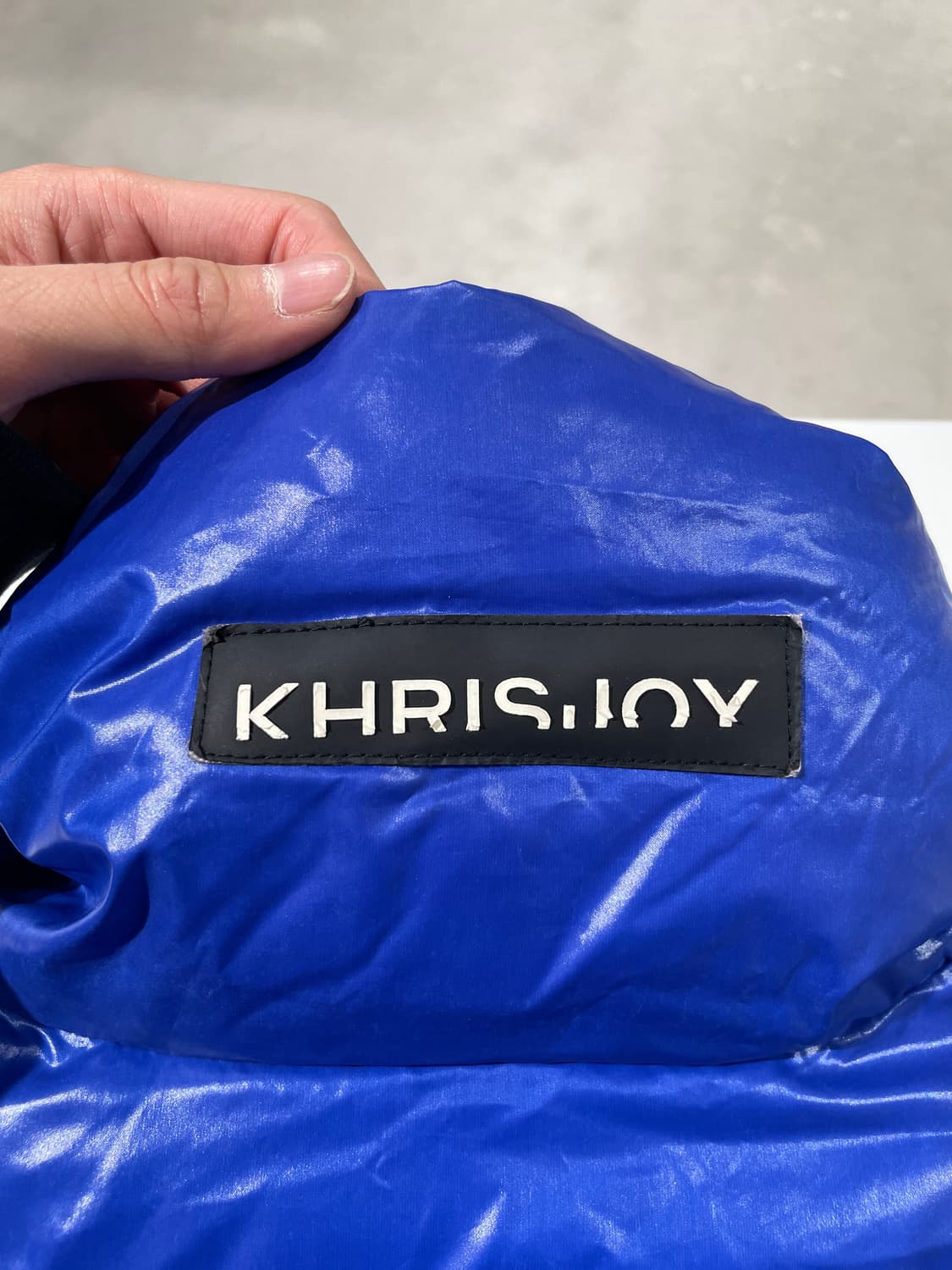 크리스조이 로얄 블루 투 웨이 집업 푸퍼 자켓 상품이미지8