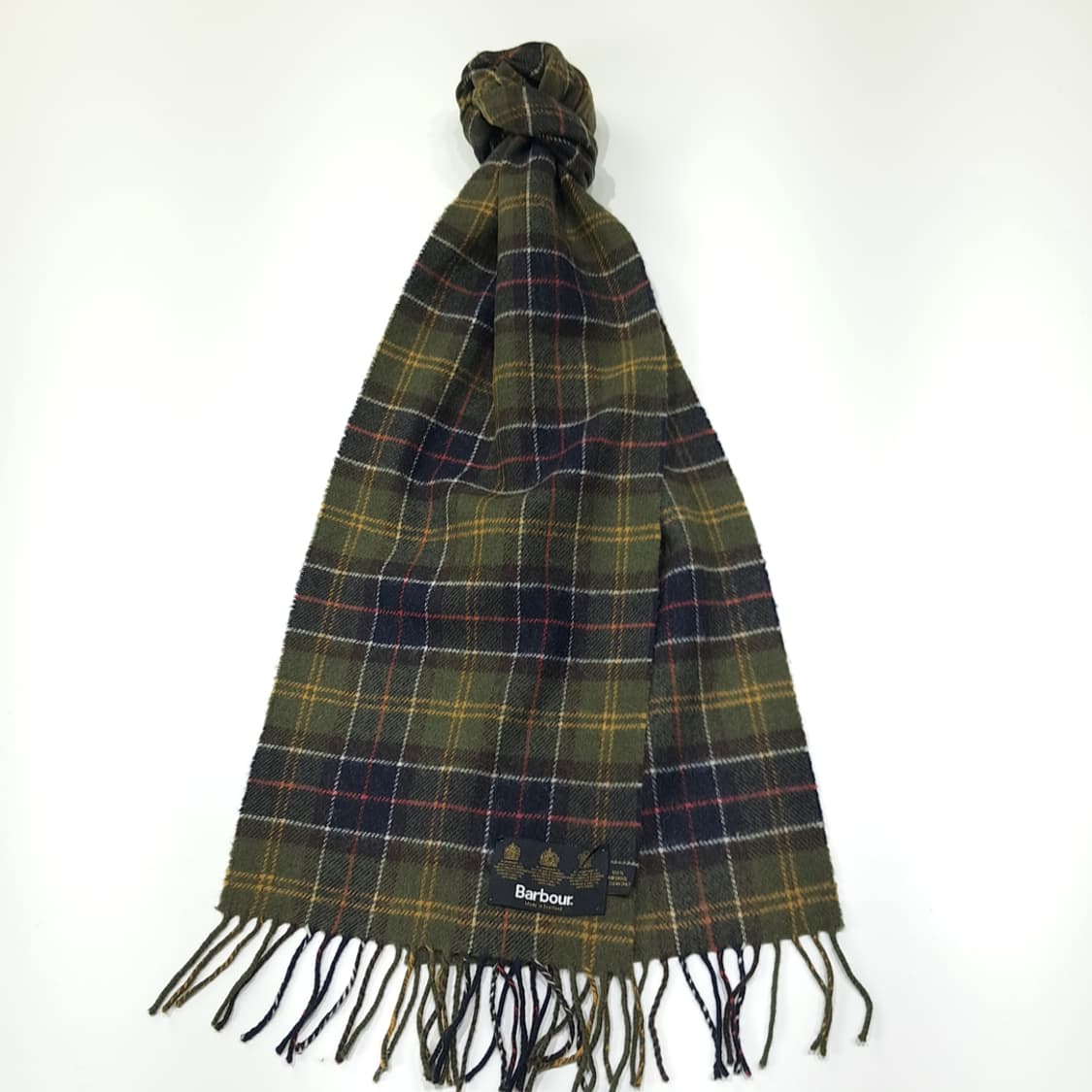 MX497 바버 00s 스코틀랜드판 램스울 클래식타탄 머플러 목도리 상품이미지2