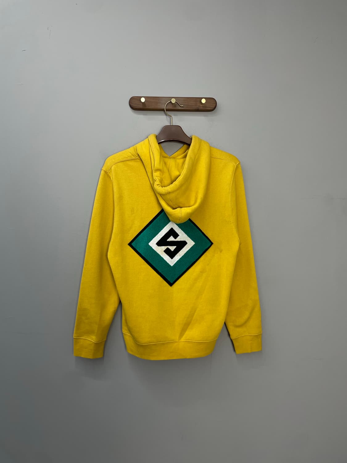 스투시 다이아몬드 자수 옐로우 후드티 H1268 상품이미지4