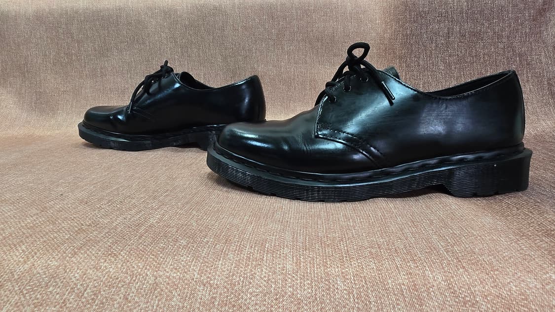 
닥터마틴 미착용 275mm- 1461 모노 3홀 블랙 가죽 구두 상품이미지4