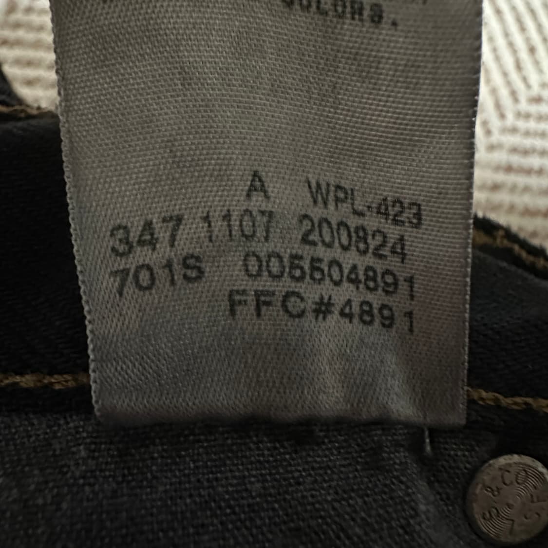 LEVI'S 550 00's vintage black jeans 상품이미지7