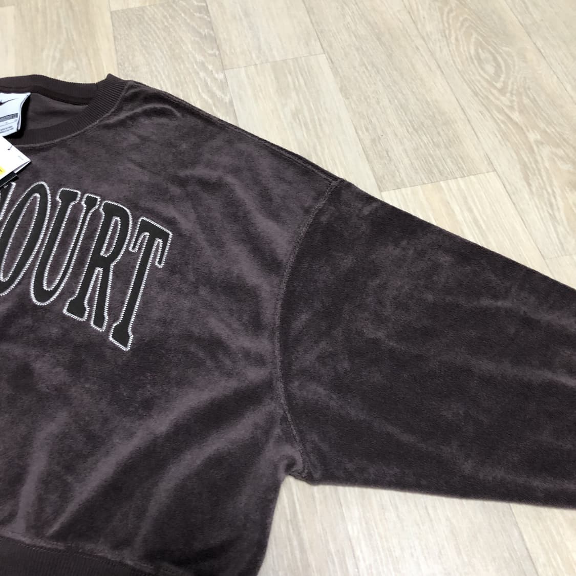 (우먼스 S) 새상품 나이키 NIKE 코트 헤리티지 오버 사이즈 크루넥  상품이미지7