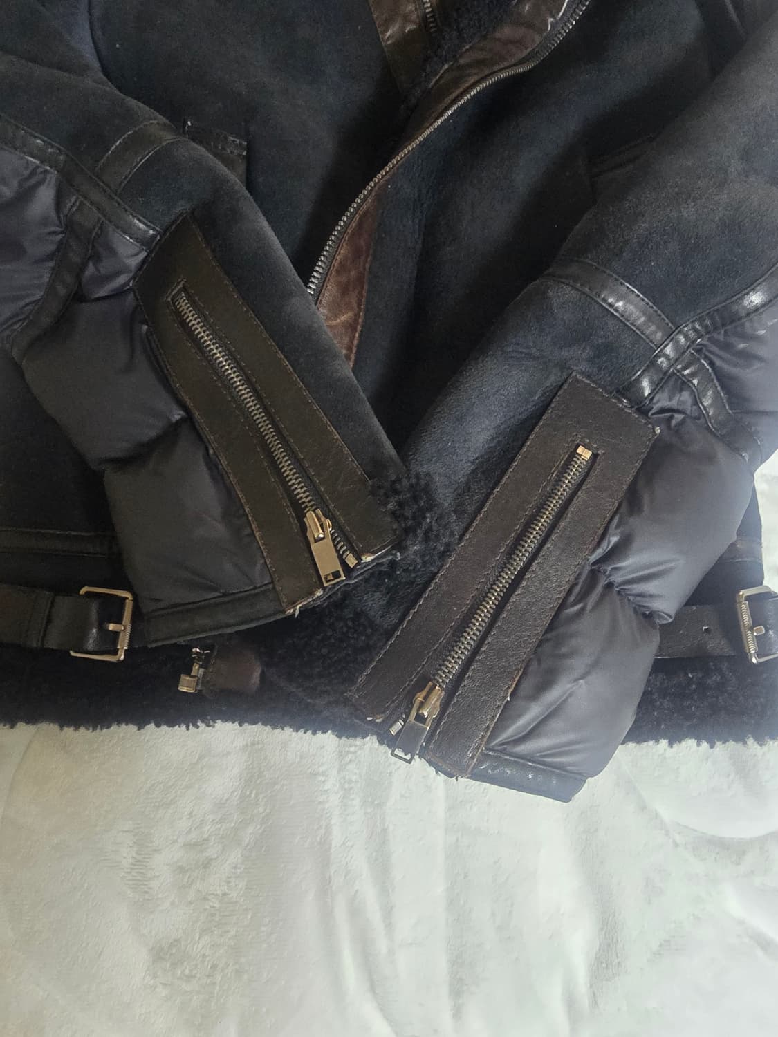 질스튜어트 뉴욕의 오일 워시드 쉽스킨 무스탕(105사이즈) 상품이미지6