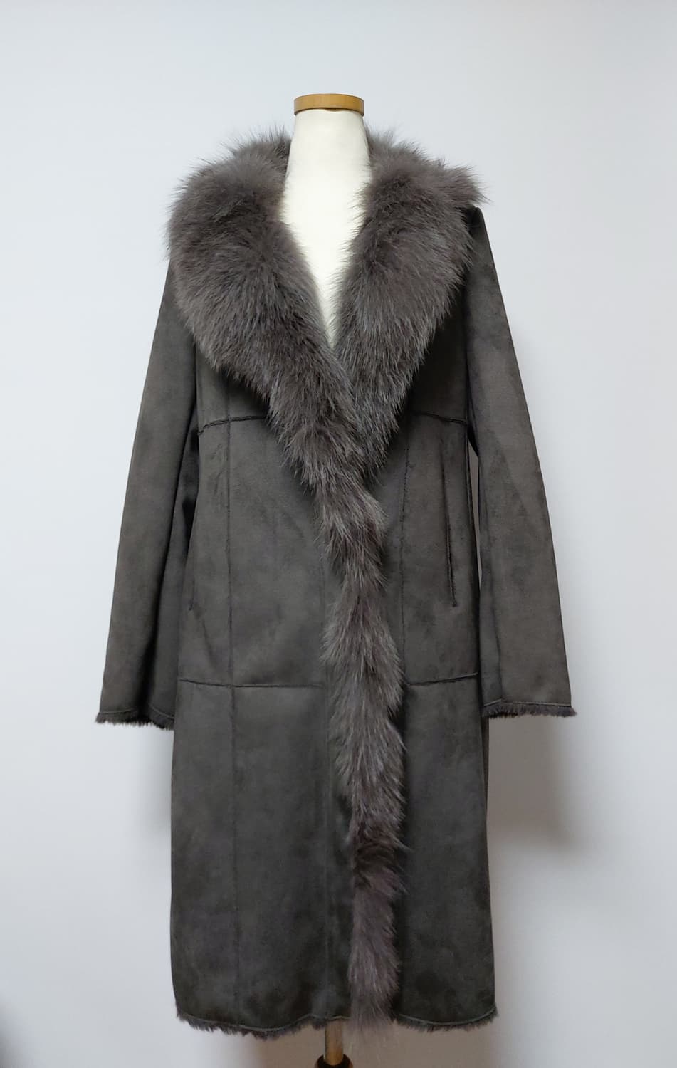 세인트 밀 리얼 폭스 퍼 무스탕 코트 (55) 상품이미지1