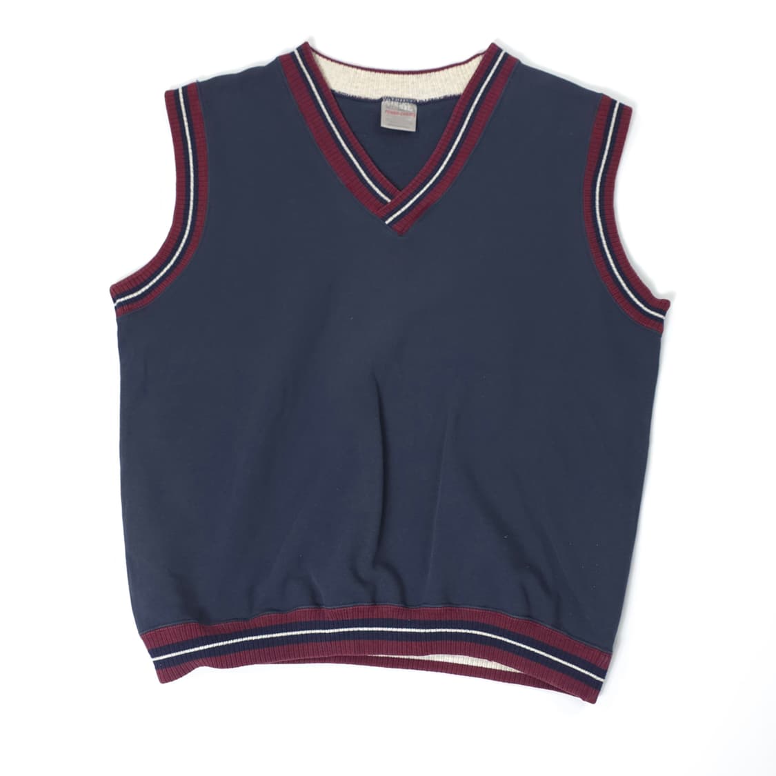 90's 오네이타 파워스웻 코튼 니트 조끼 네이비 (L) 상품이미지1
